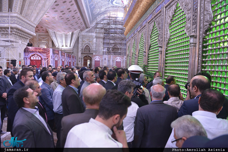 تجدید میثاق کارکنان معاونت امور تعاون وزارت کار با آرمان های حضرت امام(س) 