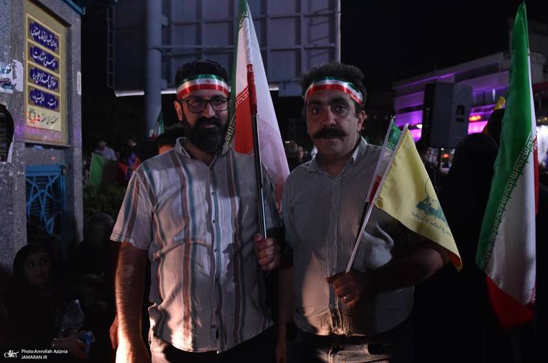 پنجاه و پنجمین شب اجتماع پر شور مردم در میدان جمهوری اسلامی