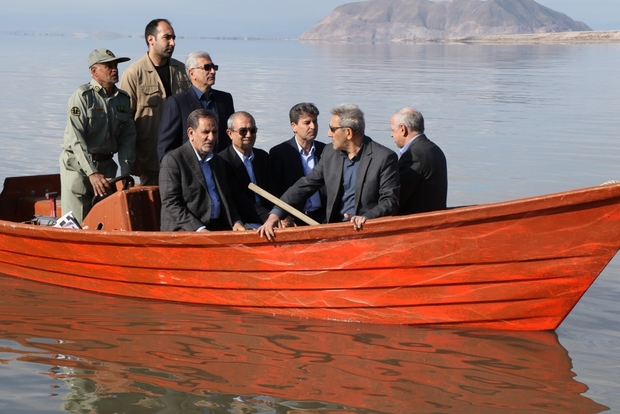 جهانگیری: موضوع احیاء دریاچه ارومیه به هیچ وجه نمی تواند از دستور کار دولت ایران خارج شود