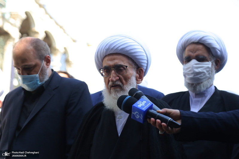 مراسم تشییع پیکر آیت الله حسن ممدوحی(ره)