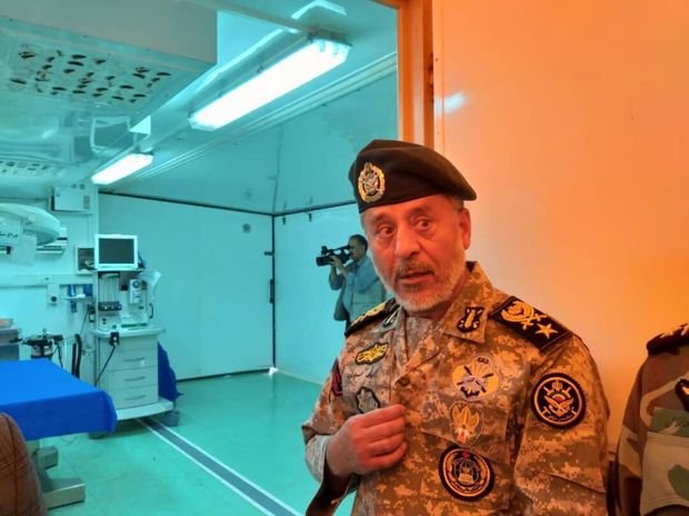 بیمارستان صحرایی ارتش در خسروی برپا شد