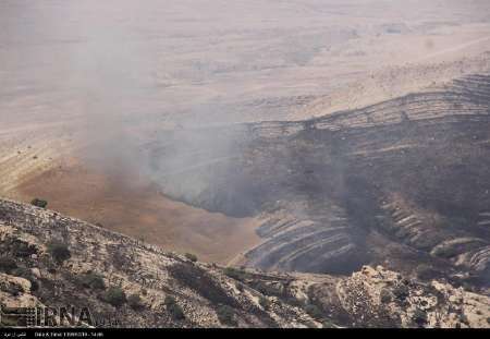 دستور استاندار کرمانشاه برای خاموش کردن آتش در مراتع ارتفاعات بازی دراز