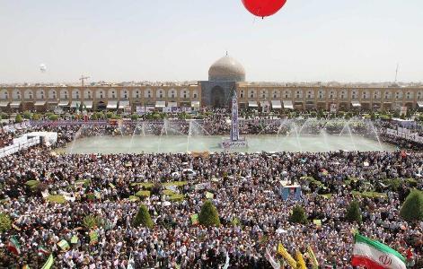 اعلام مسیرهای هشت گانه راهپیمایی 22 بهمن در اصفهان
