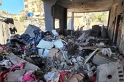 ویرانی گسترده در اردوگاه نصیرات در غزه بر اثر حملات رژیم اسرائیل + عکس