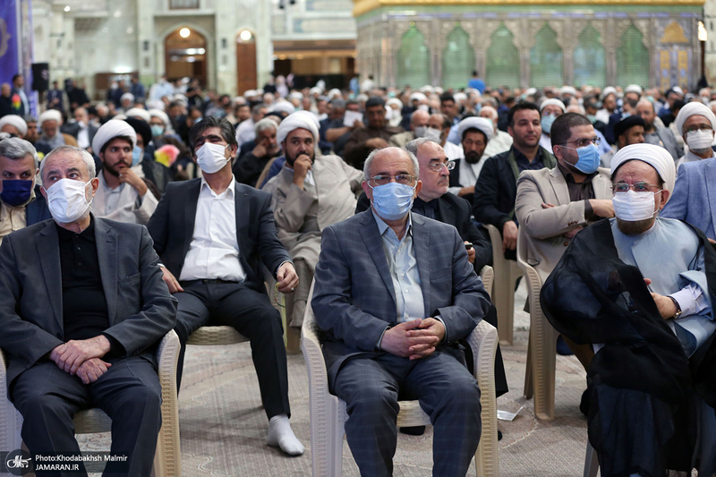 مراسم چهلمین روز ارتحال سید محمود دعایی در حرم مطهر امام خمینی