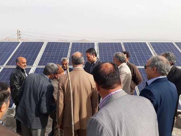 34 پنل خورشیدی مددجویان کمیته امداد تربت حیدریه به بهره برداری رسید