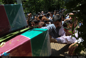 تشییع پیکر شهدای ترور در تهران