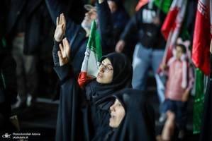 چهل و یکمین شب اجتماع پر شور مردم در شهرک ولیعصر (عج)