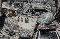 ویرانی عجیب در خان یونس غزه (2)