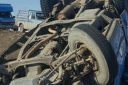 واژگونی نیسان در جاده ساری - نکا 12 مصدوم بر جای گذاشت