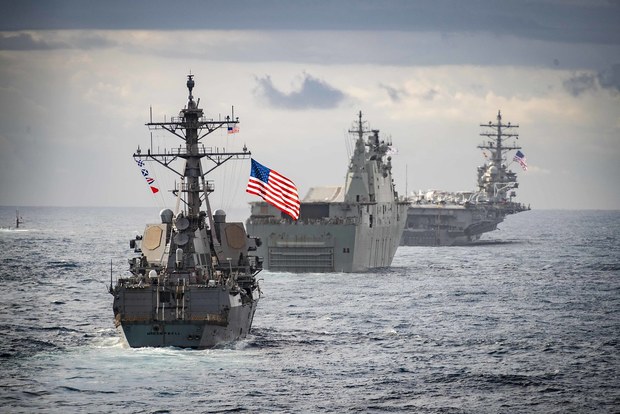 رزمایش دریایی مشترک آمریکا با 50 کشور در آب‌های جنوبی ایران