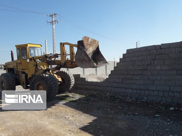 ۵۰ مورد ساخت و ساز غیرمجاز در پیشوا تخریب شد