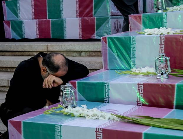 مراسم وداع مردم تهران با شهدای گمنام دفاع مقدس