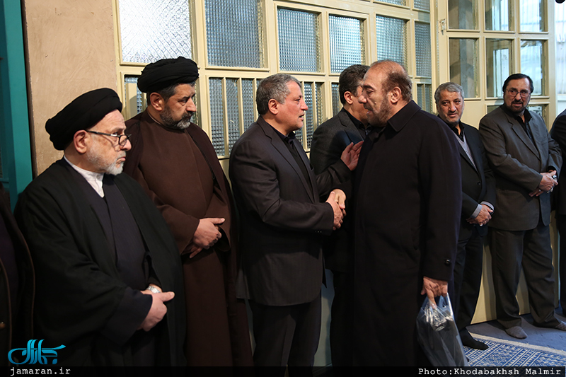 مراسم وداع با پیکر آیت الله هاشمی رفسنجانی(ره) در حسینیه جماران-5