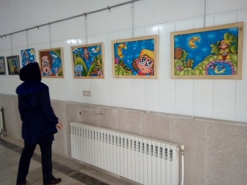 برگزاری نمایشگاه تصویرسازی برای کودکان در غرب گلستان