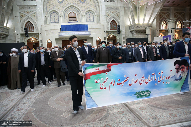 تجدید میثاق رئیس و کارکنان دیوان محاسبات با آرمان‌های حضرت امام (س)