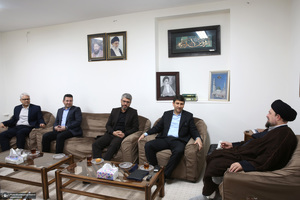دیدار وزیر و معاونین وزارت ارتباطات با سید حسن خمینی