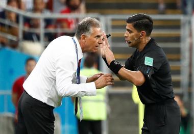 سرمربی پرتغال پس از پایان بازی به کی روش چه گفت؟
