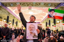 مراسم بزرگداشت شهید علی لاریجانی در حرم حضرت معصومه (س)