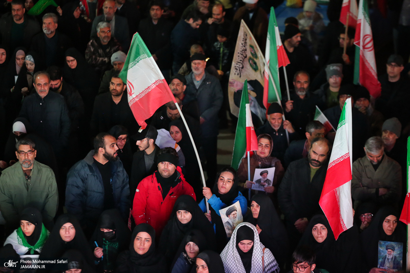 اجتماع حمایت از رزمندگان در مقابله با دشمن آمریکایی - صهیونی در پرند-۱