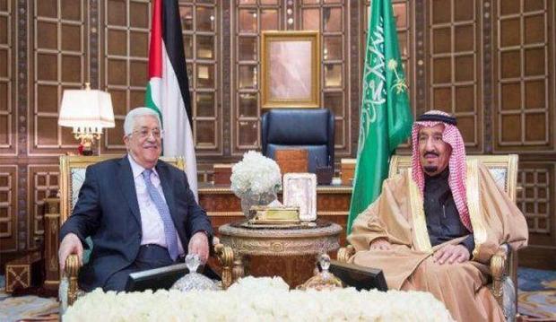 محمود عباس به دیدار پادشاه عربستان رفت