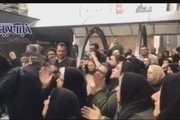 عزاداری مادران و خانواده های کارکنان و ملوانان کشتی سانچی مقابل شرکت ملی نفتکش