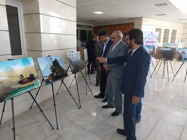 نمایشگاه پروژه های اجرایی دولت در خوزستان برپا شد