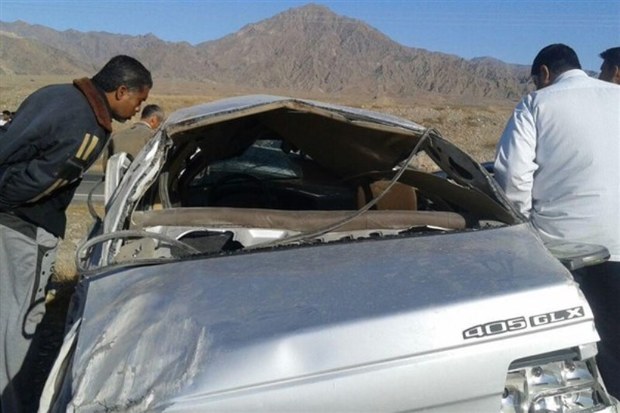 واژگونی خودرو در محور کرمان -رفسنجان سه کشته برجای نهاد