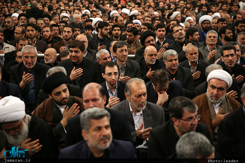 مراسم ترحیم آیت الله هاشمی رفسنجانی در حسینیه امام خمینی(ره)