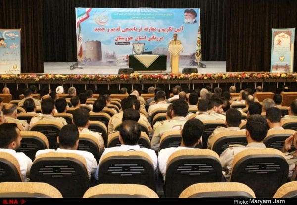 گزارش تصویری مراسم تودیع و معارفه فرمانده مرزبانی استان خوزستان