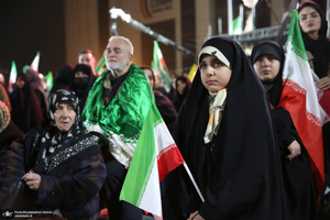 چهل و چهارمین شب اجتماع پرشور مردم در صادقیه