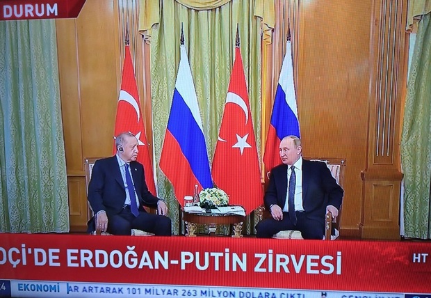 اردوغان به دیدار پوتین رفت