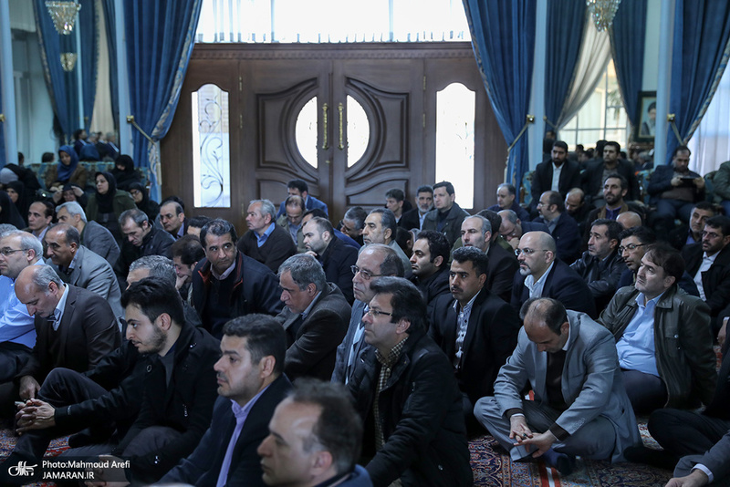 دیدار رییس، معاونان و کارکنان سازمان برنامه و بودجه با سید حسن خمینی