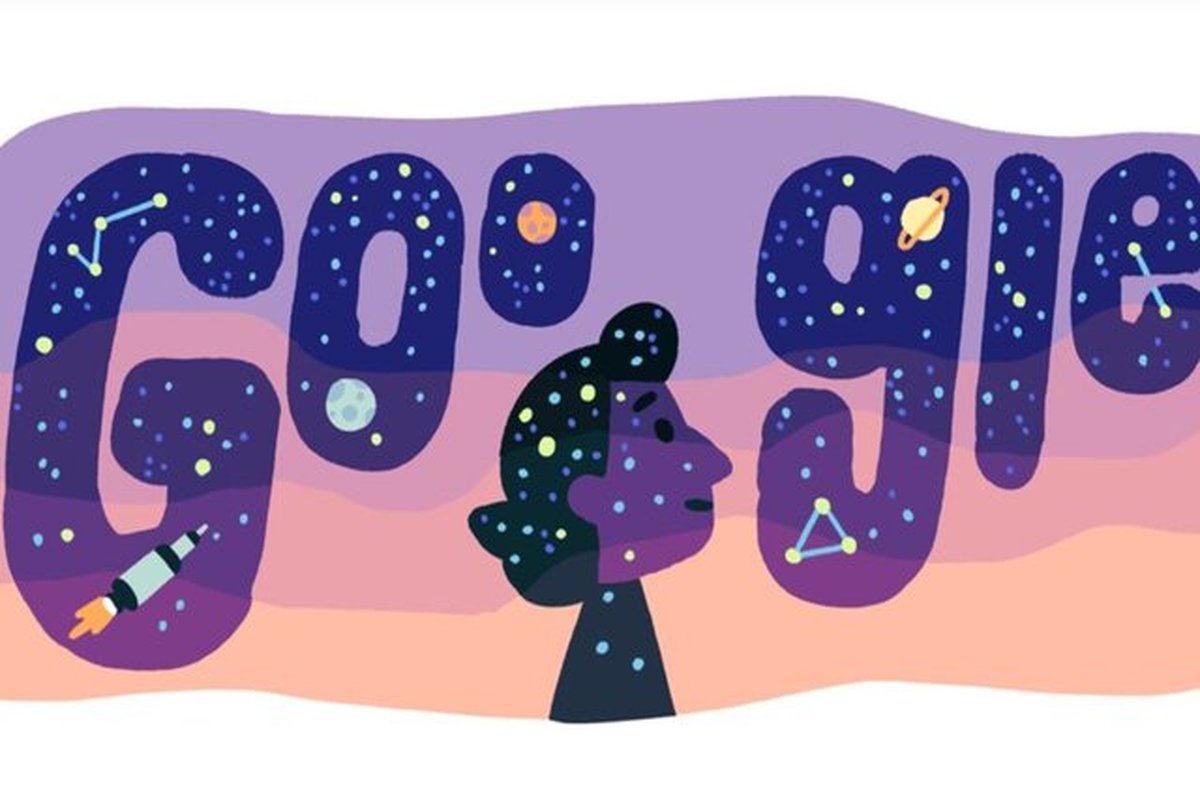 گوگل به افتخار بانوی اخترفیزیکدان لوگوی خود را تغییر داد