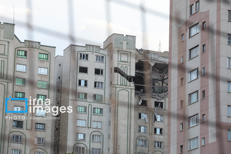 حمله رژیم صهیونیستی به مناطق مسکونی تهران + تصاویر