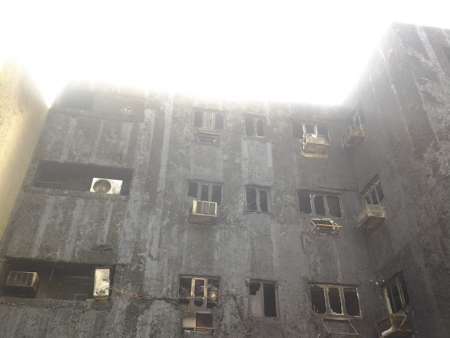 آتش سوزی مجتمع مسکونی محله شهید عاشوری بوشهر مهار شد