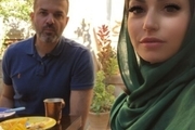 استراماچونی و همسرش در شیراز/عکس