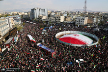 تشییع پیکر دریابان شهید «علیرضا تنگسیری» و جمعی از شهدای والامقام 