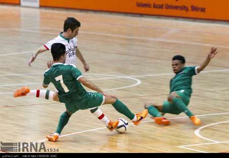 تیم ملی فوتسال ایران، دروازه تیم عراق را گلباران کرد