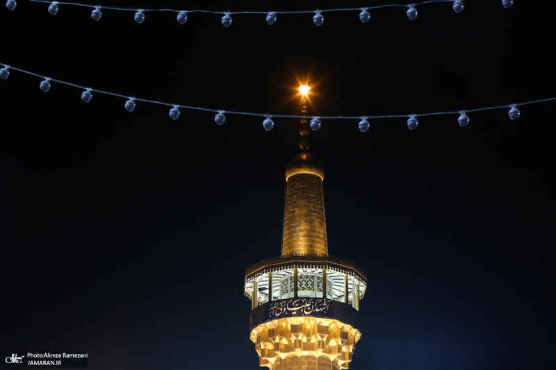 مراسم دعا و احیای شب بیست و یکم ماه رمضان در حرم امام رضا(ع)