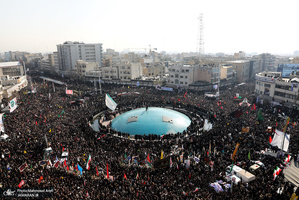 حضور میلیون ها تهرانی در تشییع پیکر مطهر سردار قاسم سلیمانی - 3