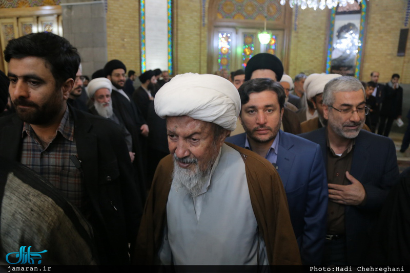 مراسم بزرگداشت آیت الله نصرالله شاه آبادی(ره) در مسجد اعظم قم