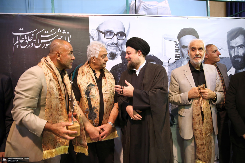 مراسم عزاداری جامعه اسلامی ورزشکاران در حسینیه جماران