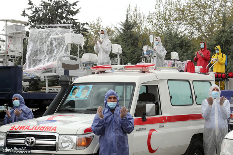 «رژه خدمت» ارتش جمهوری اسلامی ایران در تهران