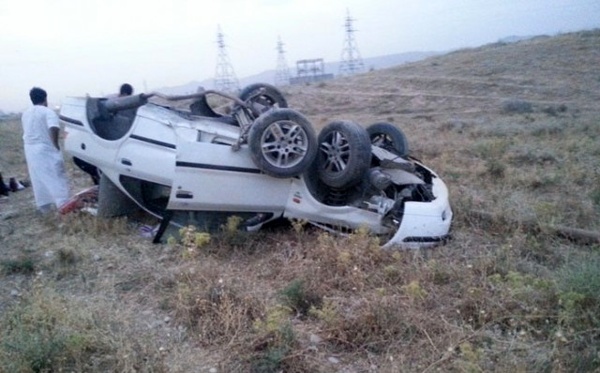 یک کشته و 2 مجروح در واژگونی خودروی سمند در آمل
