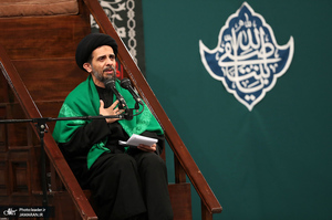 عزاداری شب شهادت حضرت زهرا (س) در حسینیه امام خمینی(ره)