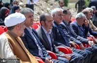 آیین خشت‌گذاری مدرسه امام خمینی(س) خمین