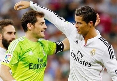 پیام احساسی کاسیاس برای خداحافظی با رونالدو
