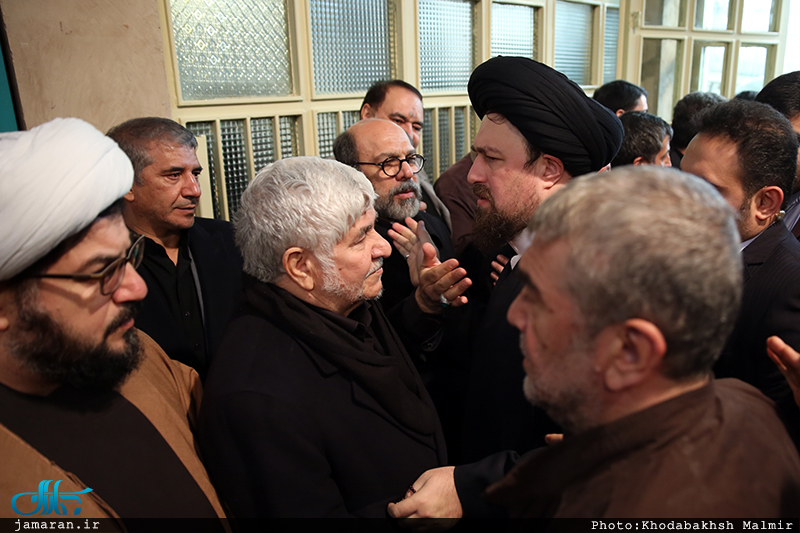 مراسم وداع با پیکر آیت الله هاشمی رفسنجانی(ره) در حسینیه جماران-10