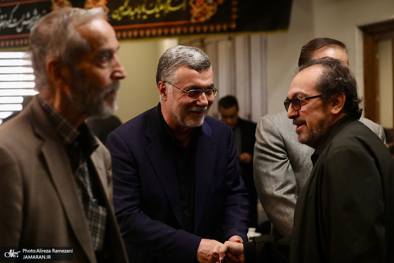 مراسم ختم پدر همسر محمد ظفرقندی